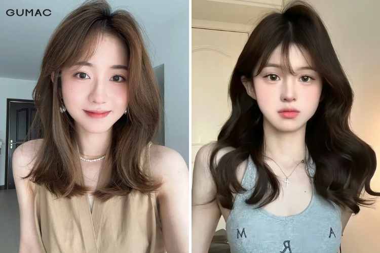 kieu toc ngang vai tao xoan nhe